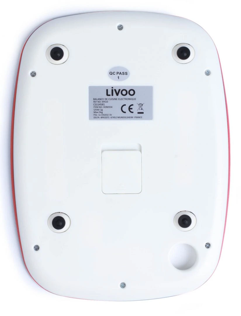 LIVOO Balance De Cuisine DOM354RC 6 LIVOO Balance De Cuisine DOM354RC – Image 4