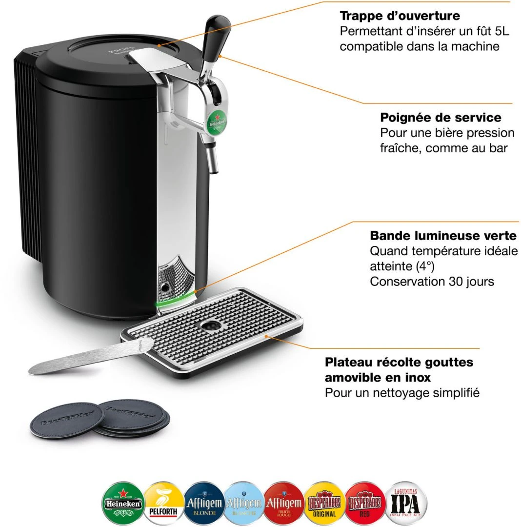 Machine à Bière KRUPS YY4808FD 4 Machine à Bière KRUPS YY4808FD – Image 2